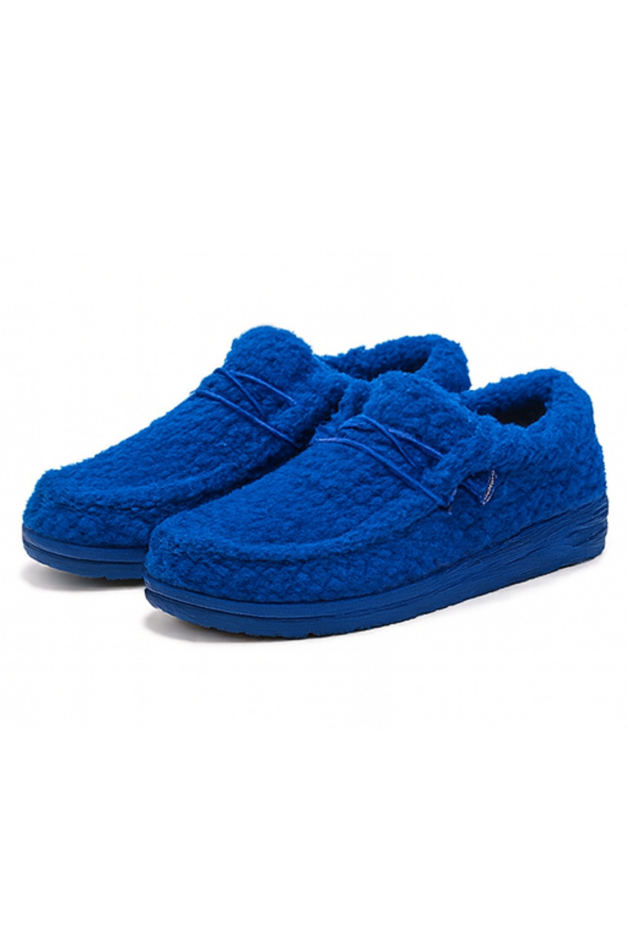 Winnie Warme Teddy Slippers | Blau