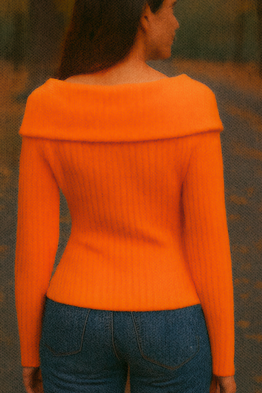 Elizah Pullover | Orange