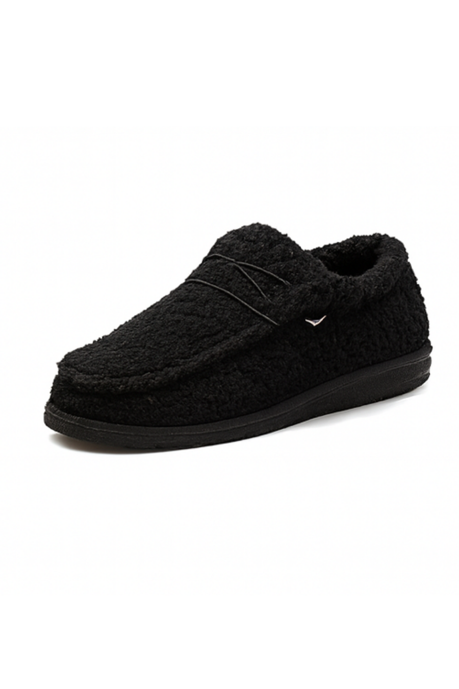 Winnie Warme Teddy Slippers | Schwarz