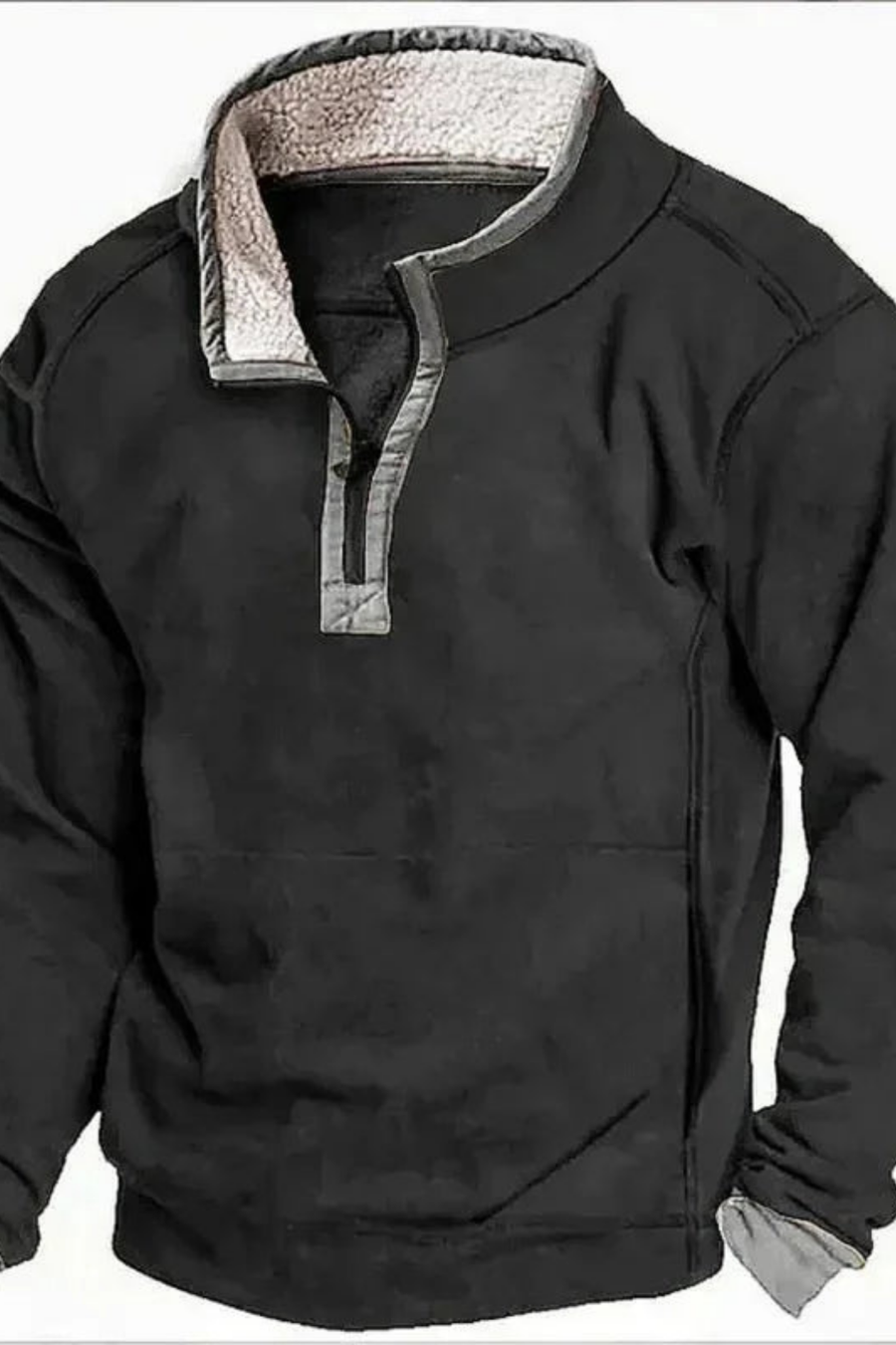 Piolo Fleece-Hemd | Schwarz