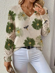 Tatyana - Stilvolle Strickjacke Mit V-Ausschnitt