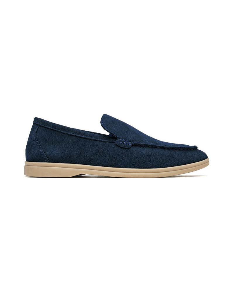 Nicholas | 3-teiliges Old Money Sommer-Outfit mit Leinenhemd, hose & Wildleder-Loafer