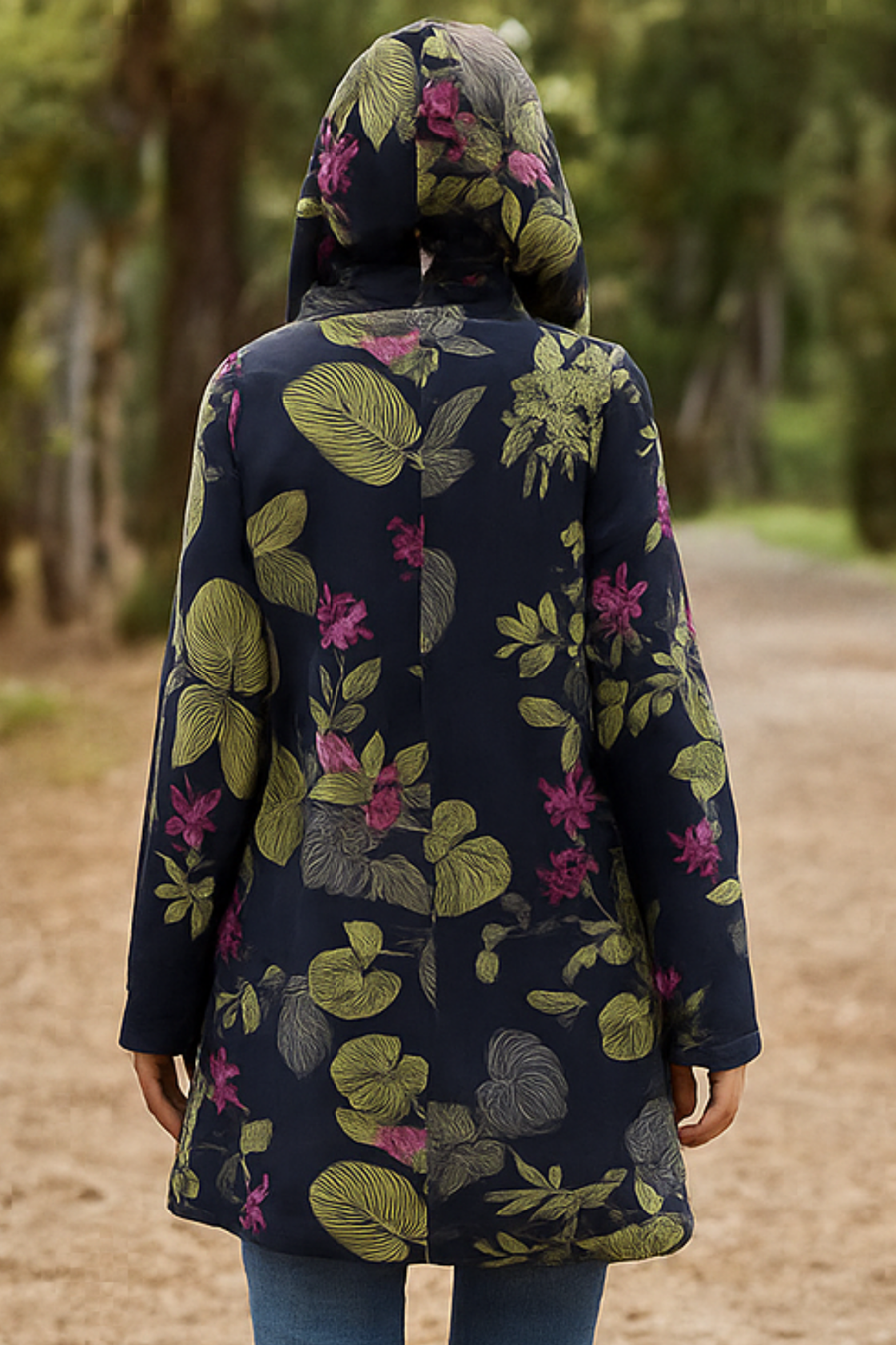 Lamelia Jacke mit Fleecefutter | Dunkelblau