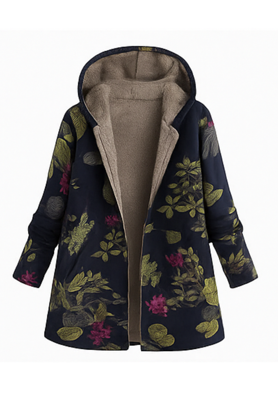 Lamelia Jacke mit Fleecefutter | Dunkelblau