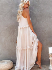 Madelyn | Bohemian Ruffled Maxi Dress