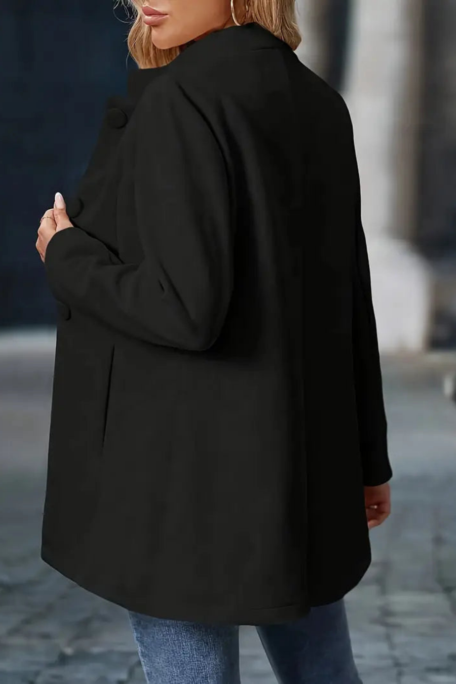 Claire Elegante Jacke | Schwarz