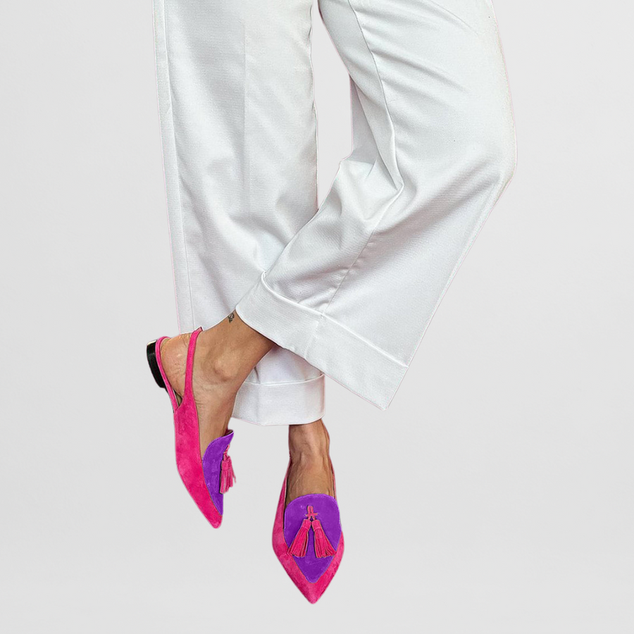 Laylla – Bunte Spitze Pantoffel