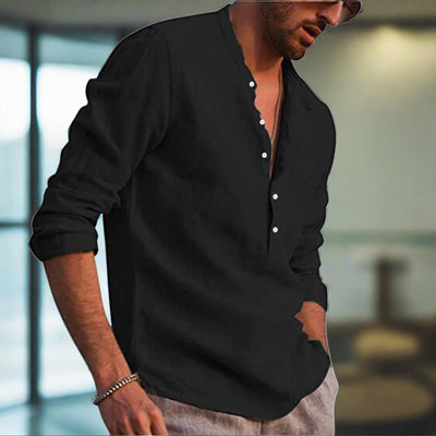 Cyrano | Schlankes Leinen-Komfort-Hemd