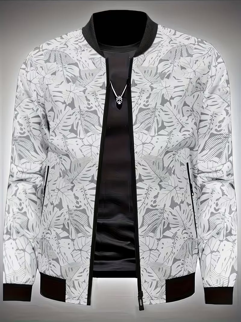 Dagan - Lässige Sportjacke Mit Langen Ärmeln Und Reißverschluss