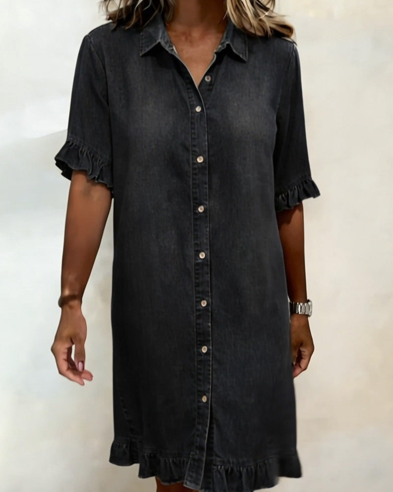 DELFI | BEQUEMES JEANSKLEID