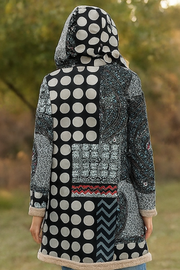 Lamelia Jacke mit Fleecefutter | Schwarz