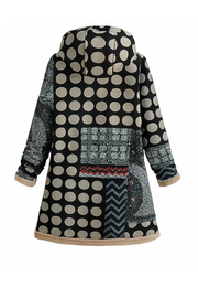 Lamelia Jacke mit Fleecefutter | Schwarz