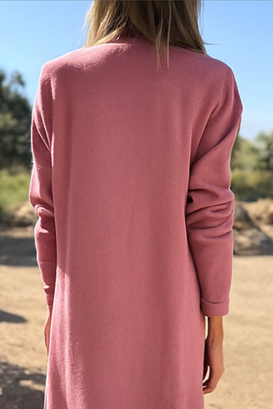 Nisha Langer Cardigan | Rosa