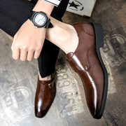Odrin Elegante Monk-Strap Schuhe | Braun