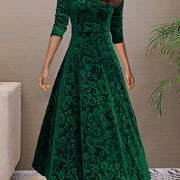 Isabella | Damen Samtkleid elegant modern stilvoll