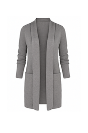Nisha Langer Cardigan | Grau