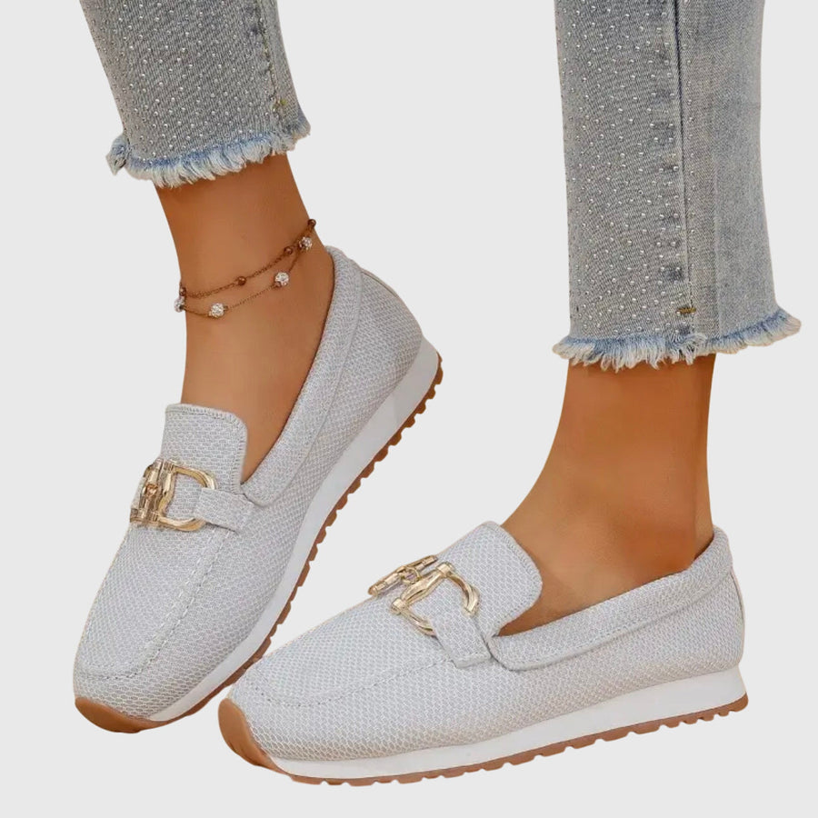 Sarah | Damen Frühlings Lässige Slip-On Loafer Schuhe