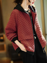TINE - GEPOLSTERTE KAPUZEN-SWEATSHIRTJACKE