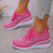 Giselle – Orthopädische Sneakers mit funkelnden Strasssteinen