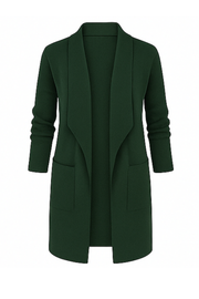 Nisha Langer Cardigan | Grün
