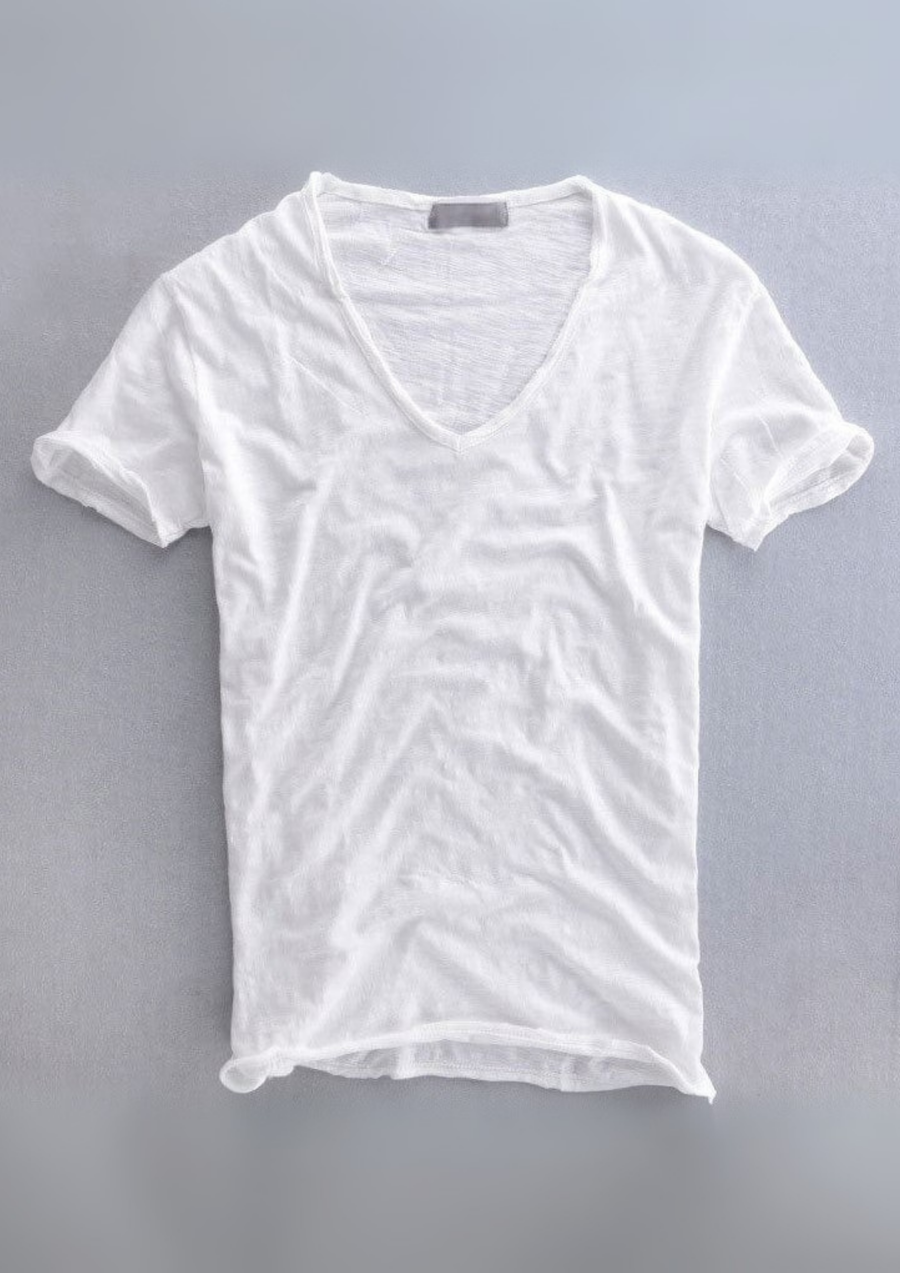 Jadrien Sunspel T-Shirt aus Bio-Baumwolle | Weiß
