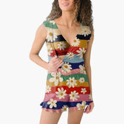 Vintage Blumen-Jumpsuit – Damen Einteiler für den Sommer