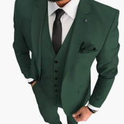 Slim Fit Anzug Set - Herrenanzug 3-teilig für Hochzeit Event