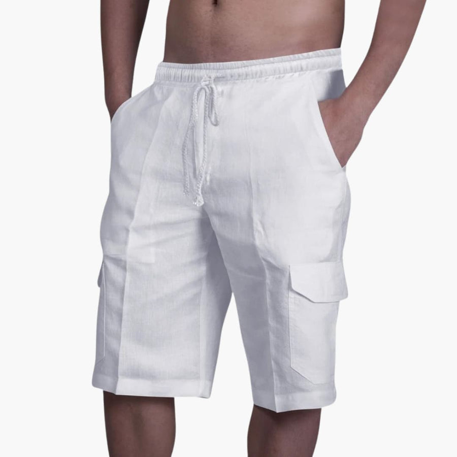 Herren Cargo Shorts mit Kordelzug und Taschen für den Sommer
