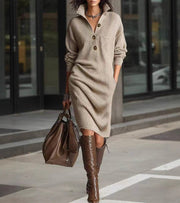 Apple™ - Warmes Elegantes Kleid | Bequem