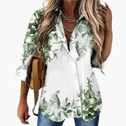 Lockere Damenbluse mit Blumenmuster - Luftig & Elegant