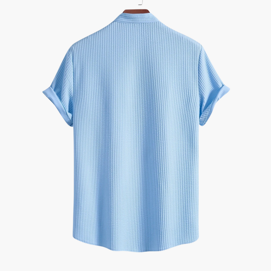 Hemd mit Stehkragen für Herren - Slim Fit, Elegant & Modern