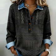 Rowan™ Übergangsjacke – Halbknopf-Sweatshirt mit Kragen