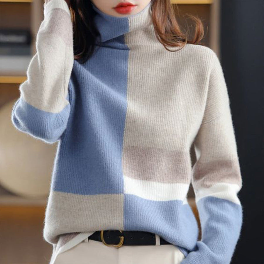 Luxuriöser, farbiger Pullover für Herbst/Winter – Eleganz und Komfort für Herbst und Winter