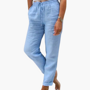 Sommerhose für Damen - Luftig, Locker & mit Tunnelzugbund