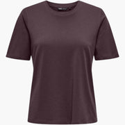 Damen T-Shirt mit Rundhals und kurzen Ärmeln aus Leichtstoff