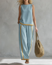 Alina | Elegantes Set mit weiter Hose