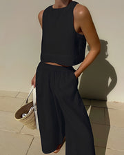 Sasha - Lässiges, locker sitzendes Zweiteiliges Set für Damen