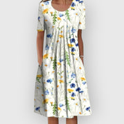 Lucy | Kleid mit Blumenstickerei