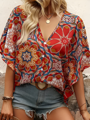 Stefanie | Bluse mit blumigem Muster