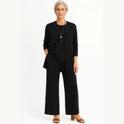 Kirsten | Damen Minimalistisches Dreiteiliges Lounge Set