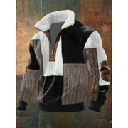 MILIANIA | FLEECE-PULLOVER MIT HOCHSCHLOSS