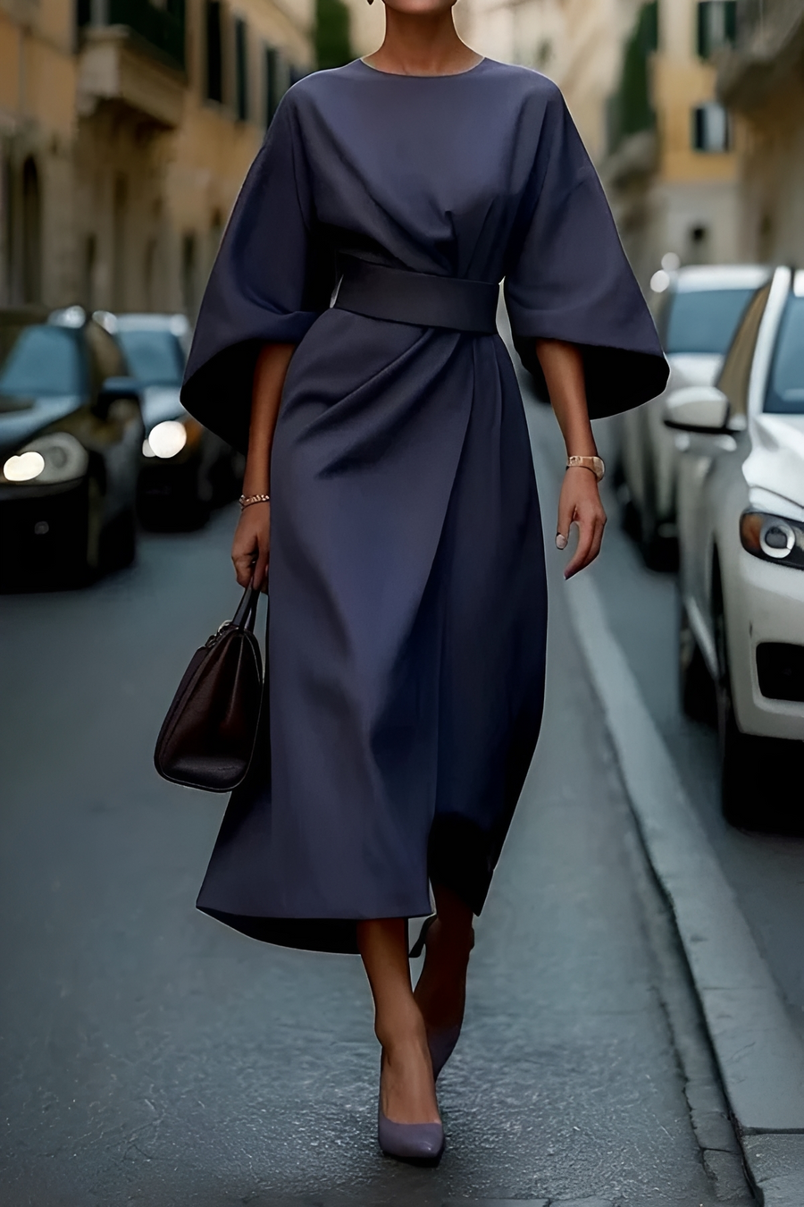 Vera - Schickes Midikleid mit Taille