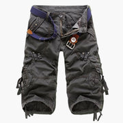 Herren Cargoshorts mit Taschen und verstellbarem Bund für Sommer
