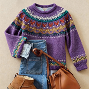 Arvy™ - Eleganter Vintage-Strickpullover