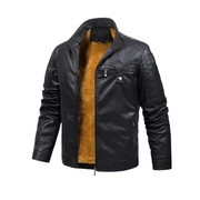 Werner® | Retro-Lederjacke mit Fleece-Futter