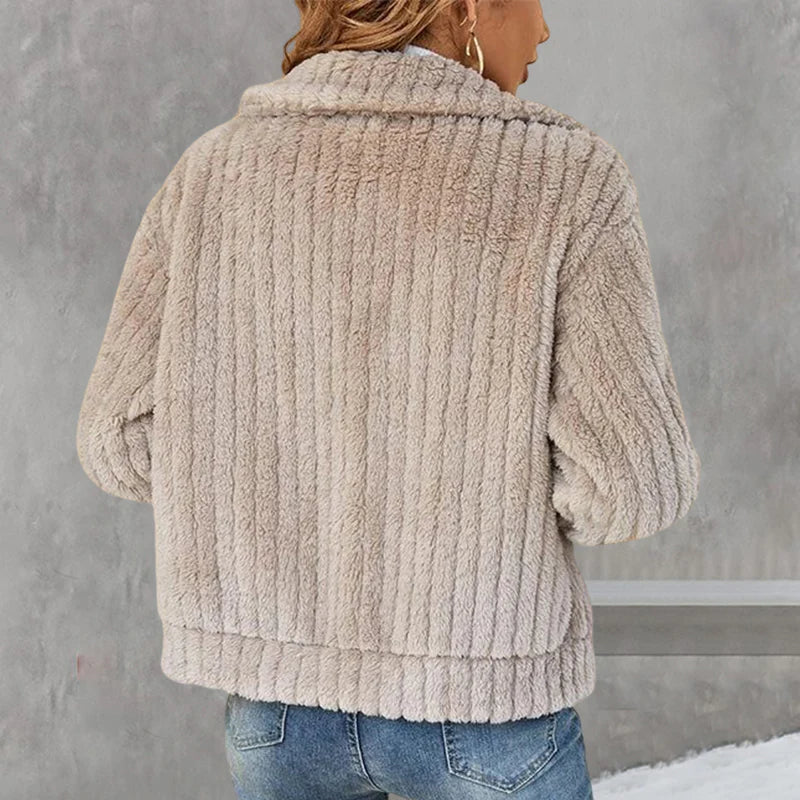 Jasmine - Bequeme & Modische Fleecejacke für Damen