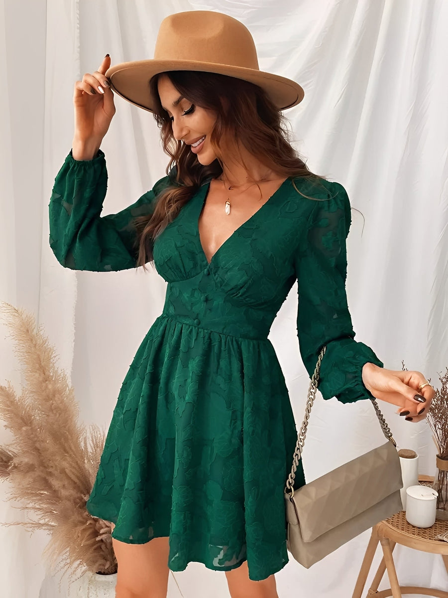 Thea - Stilvolles Mini-Kleid in A-Linie für Damen