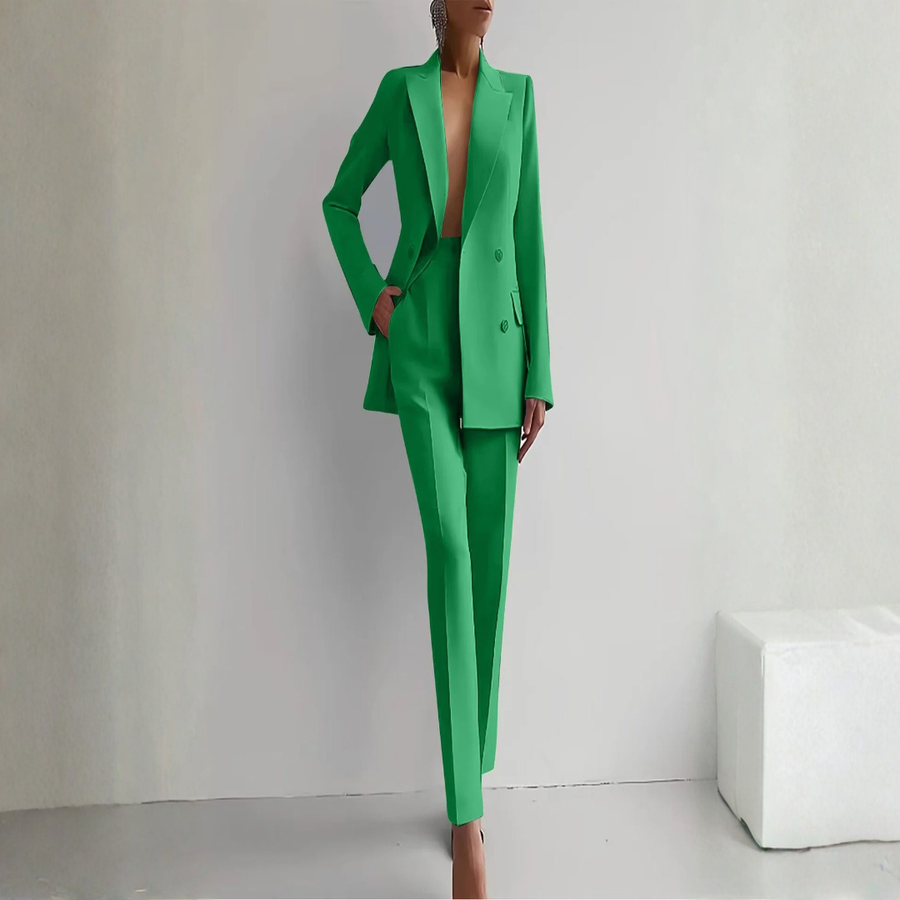 Elke | Damen Zweiteiler Blazer Hosen Set