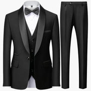 Herren Slim Fit Anzug dreiteilig für formelle Anlässe ganzjährig