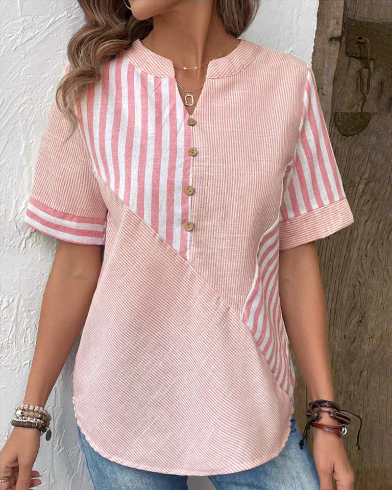 Mila | Elegante gestreifte Bluse
